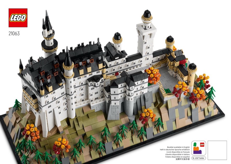 LEGO 21063 Neuschwanstein Castle