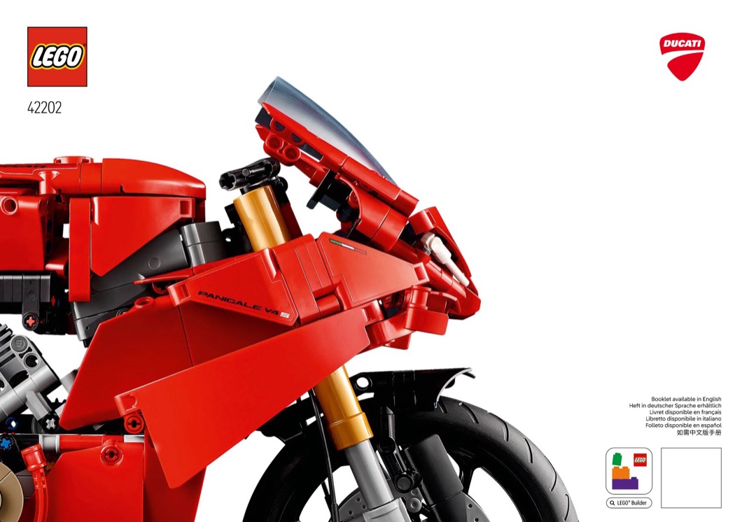LEGO 42202 Ducati Panigale V4 S Motorcycle